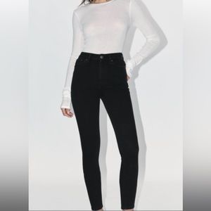 Zara skinny jeans black